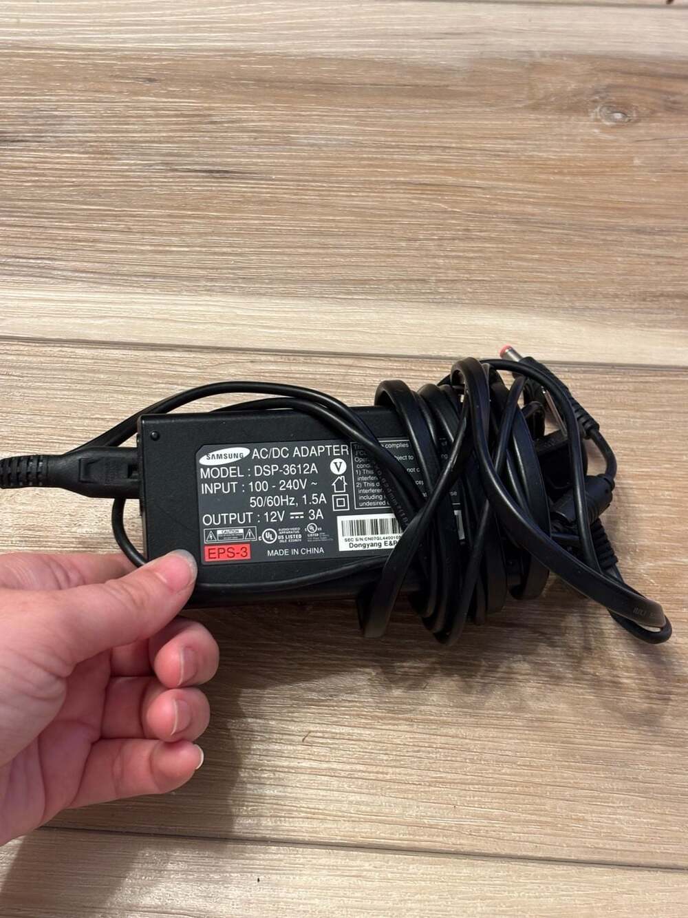 Samsung DSP-3612A 12V 3A AC/DC Power Adapter